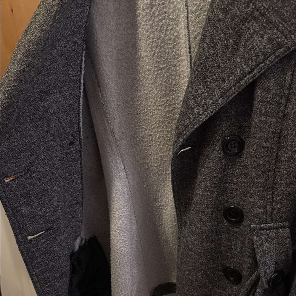 Streetwear Society Charcoal Trench Coat - Picture 3 of 4